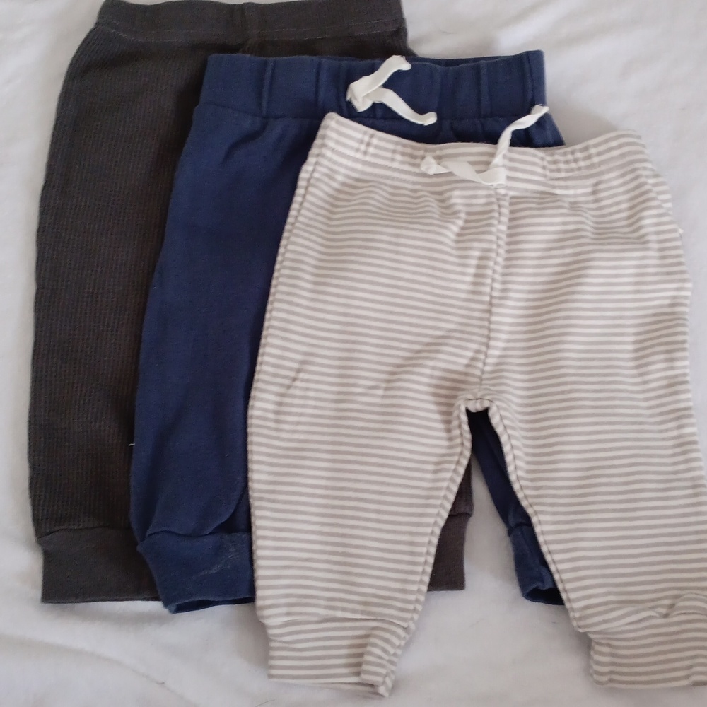 3 Pairs 3-6M Pants